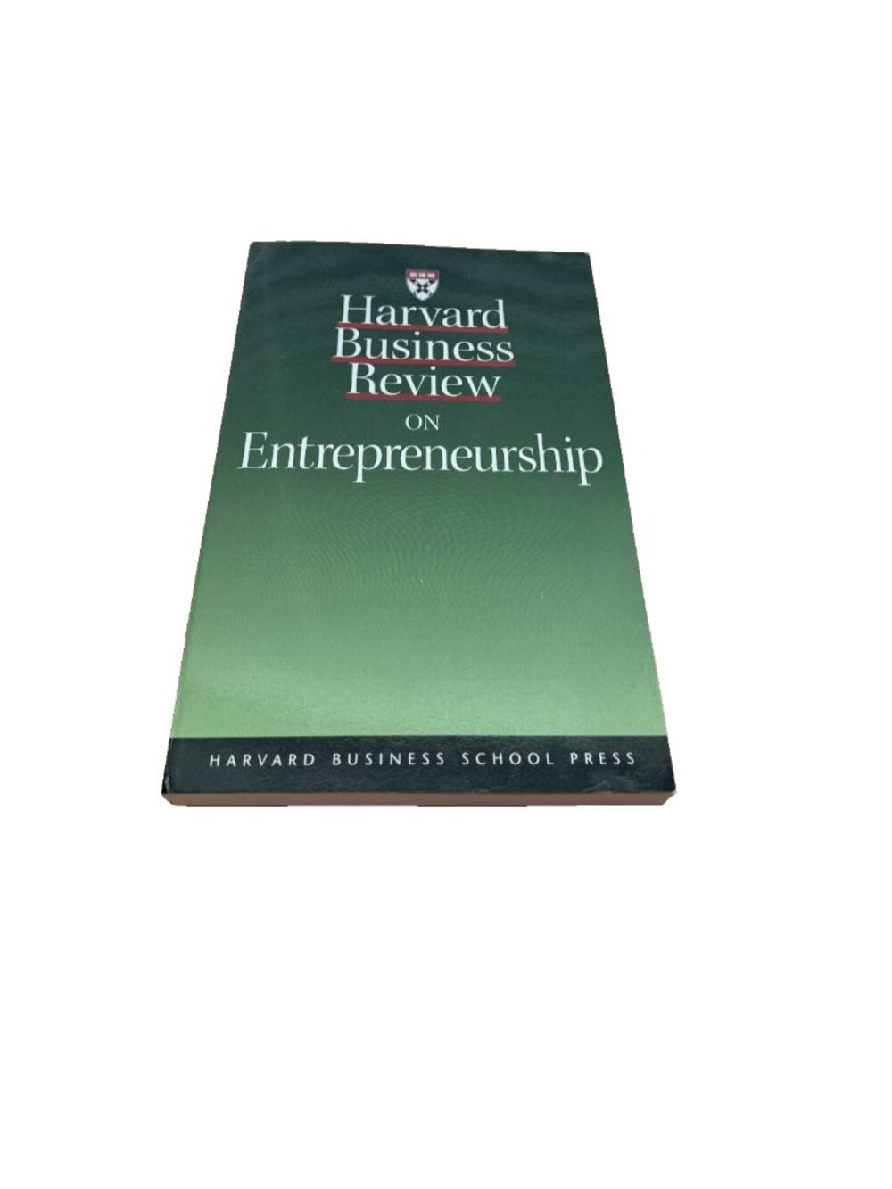 Harvard Business Review on Entrepreneurship Business School Press Softcover Book